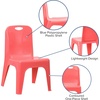 image:imageFlash Furniture Whitney 4 Pack Plastic Stackable School Chairs with 1325 Seat Height Assorted ColorsRed