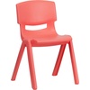 image:imageFlash Furniture Whitney 4 Pack Plastic Stackable School Chairs with 1325 Seat Height Assorted ColorsRed