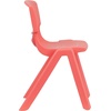 image:imageFlash Furniture Whitney 4 Pack Plastic Stackable School Chairs with 1325 Seat Height Assorted ColorsRed