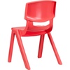 image:imageFlash Furniture Whitney 4 Pack Plastic Stackable School Chairs with 1325 Seat Height Assorted ColorsRed
