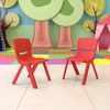 image:imageFlash Furniture Whitney 4 Pack Plastic Stackable School Chairs with 1325 Seat Height Assorted ColorsRed