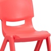 image:imageFlash Furniture Whitney 4 Pack Plastic Stackable School Chairs with 1325 Seat Height Assorted ColorsRed
