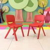 image:imageFlash Furniture Whitney 4 Pack Plastic Stackable School Chairs with 1325 Seat Height Assorted ColorsRed