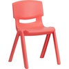 image:imageFlash Furniture Whitney 4 Pack Plastic Stackable School Chairs with 1325 Seat Height Assorted ColorsRed