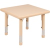 image:imageFlash Furniture Wren 24 Square Natural Plastic Height Adjustable Activity TableNatural