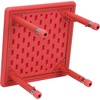 image:imageFlash Furniture Wren 24 Square Natural Plastic Height Adjustable Activity TableRed