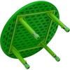 image:imageFlash Furniture Wren 33 Round Natural Plastic Height AdjusTable with Rounded Safety Corners Activity Table with Rounded Safety CornersGreen