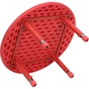 image:imageFlash Furniture Wren 33 Round Natural Plastic Height AdjusTable with Rounded Safety Corners Activity Table with Rounded Safety CornersRed