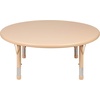 image:imageFlash Furniture Wren 45 Round Natural Plastic Height AdjusTable with Rounded Safety Corners Activity Table with Rounded Safety CornersNatural