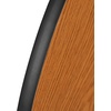 image:imageFlash Furniture Wren Mobile 28W x 475L Rectangular Wave Flexible Collaborative Oak Thermal Laminate Activity Table  Height Adjustable Short LegsOak
