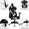 image:imageFlash Furniture X20 Gaming Chair Racing Office Ergonomic Computer PC Adjustable Swivel Chair with Fully Reclining Back in Gray LeatherSoftBlack