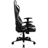 image:imageFlash Furniture X20 Gaming Chair Racing Office Ergonomic Computer PC Adjustable Swivel Chair with Fully Reclining Back in Gray LeatherSoftBlack