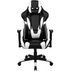 image:imageFlash Furniture X20 Gaming Chair Racing Office Ergonomic Computer PC Adjustable Swivel Chair with Fully Reclining Back in Gray LeatherSoftBlack