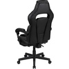image:imageFlash Furniture X20 Gaming Chair Racing Office Ergonomic Computer PC Adjustable Swivel Chair with Fully Reclining Back in Gray LeatherSoftBlack
