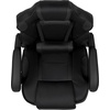 image:imageFlash Furniture X20 Gaming Chair Racing Office Ergonomic Computer PC Adjustable Swivel Chair with Fully Reclining Back in Gray LeatherSoftBlack