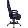 image:imageFlash Furniture X20 Gaming Chair Racing Office Ergonomic Computer PC Adjustable Swivel Chair with Fully Reclining Back in Gray LeatherSoftBlackBlue