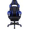 image:imageFlash Furniture X20 Gaming Chair Racing Office Ergonomic Computer PC Adjustable Swivel Chair with Fully Reclining Back in Gray LeatherSoftBlackBlue