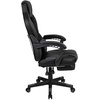 image:imageFlash Furniture X20 Gaming Chair Racing Office Ergonomic Computer PC Adjustable Swivel Chair with Fully Reclining Back in Gray LeatherSoftBlackGray
