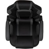 image:imageFlash Furniture X20 Gaming Chair Racing Office Ergonomic Computer PC Adjustable Swivel Chair with Fully Reclining Back in Gray LeatherSoftBlackGray