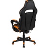 image:imageFlash Furniture X20 Gaming Chair Racing Office Ergonomic Computer PC Adjustable Swivel Chair with Fully Reclining Back in Gray LeatherSoftBlackOrange