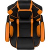 image:imageFlash Furniture X20 Gaming Chair Racing Office Ergonomic Computer PC Adjustable Swivel Chair with Fully Reclining Back in Gray LeatherSoftBlackOrange
