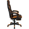 image:imageFlash Furniture X20 Gaming Chair Racing Office Ergonomic Computer PC Adjustable Swivel Chair with Fully Reclining Back in Gray LeatherSoftBlackOrange