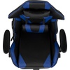 image:imageFlash Furniture X20 Gaming Chair Racing Office Ergonomic Computer PC Adjustable Swivel Chair with Fully Reclining Back in Gray LeatherSoftBlue