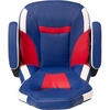 image:imageFlash Furniture X20 Gaming Chair Racing Office Ergonomic Computer PC Adjustable Swivel Chair with Fully Reclining Back in Gray LeatherSoftBlueRed