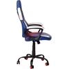 image:imageFlash Furniture X20 Gaming Chair Racing Office Ergonomic Computer PC Adjustable Swivel Chair with Fully Reclining Back in Gray LeatherSoftBlueRed