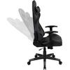 image:imageFlash Furniture X20 Gaming Chair Racing Office Ergonomic Computer PC Adjustable Swivel Chair with Fully Reclining Back in Gray LeatherSoftGrey