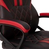 image:imageFlash Furniture X20 Gaming Chair Racing Office Ergonomic Computer PC Adjustable Swivel Chair with Fully Reclining Back in Gray LeatherSoftRed  Black
