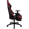 image:imageFlash Furniture X20 Gaming Chair Racing Office Ergonomic Computer PC Adjustable Swivel Chair with Fully Reclining Back in Gray LeatherSoftRed