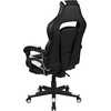image:imageFlash Furniture X20 Gaming Chair Racing Office Ergonomic Computer PC Adjustable Swivel Chair with Fully Reclining Back in Gray LeatherSoftWhite