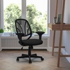 image:imageFlash Furniture YGO Office Chair MidBack Black Mesh Swivel Task Office ChairWith Arms