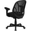 image:imageFlash Furniture YGO Office Chair MidBack Black Mesh Swivel Task Office ChairWith Arms