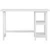 image:imageMartha Stewart Beckett Modern Trestle Desk with Open Side Shelving in White Wood Grain FinishWhite Wood Grain