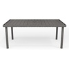 image:imageMartha Stewart Bedford 62 IndoorOutdoor Patio Table with Faux Wood Top and Rattan Wicker Finish in GrayGrey