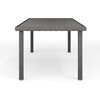 image:imageMartha Stewart Bedford 62 IndoorOutdoor Patio Table with Faux Wood Top and Rattan Wicker Finish in GrayGrey
