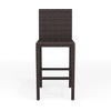 image:imageMartha Stewart Bedford IndoorOutdoor Patio Bar Stools with Rattan Wicker Finish in Brown Set of 2Brown