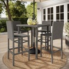 image:imageMartha Stewart Bedford IndoorOutdoor Patio Bar Stools with Rattan Wicker Finish in Brown Set of 2Grey