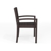 image:imageMartha Stewart Bedford IndoorOutdoor Stackable Patio Armchair with Rattan Wicker Finish in GrayBrown