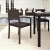 image:imageMartha Stewart Bedford IndoorOutdoor Stackable Patio Armchair with Rattan Wicker Finish in GrayBrown