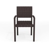 image:imageMartha Stewart Bedford IndoorOutdoor Stackable Patio Armchair with Rattan Wicker Finish in GrayBrown