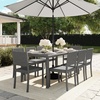 image:imageMartha Stewart Bedford IndoorOutdoor Stackable Patio Armchair with Rattan Wicker Finish in GrayGrey