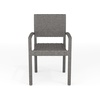 image:imageMartha Stewart Bedford IndoorOutdoor Stackable Patio Armchair with Rattan Wicker Finish in GrayGrey