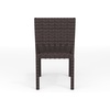 image:imageMartha Stewart Bedford IndoorOutdoor Stackable Patio Chair with Rattan Wicker Finish in GrayBrown