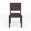 image:imageMartha Stewart Bedford IndoorOutdoor Stackable Patio Chair with Rattan Wicker Finish in GrayBrown