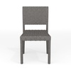 image:imageMartha Stewart Bedford IndoorOutdoor Stackable Patio Chair with Rattan Wicker Finish in GrayGrey