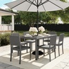 image:imageMartha Stewart Bedford IndoorOutdoor Stackable Patio Chair with Rattan Wicker Finish in GrayGrey