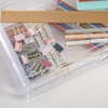 image:imageMartha Stewart Brody Desk Organizer with Drawer Stackable Plastic Desk Storage Box Organizer for Office Bathroom Countertop or Dorm 6 x 75 2 Pack Clear1275 x 775
